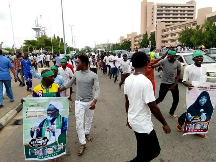  free zakzaky protest abj on wed 9th may 2018 